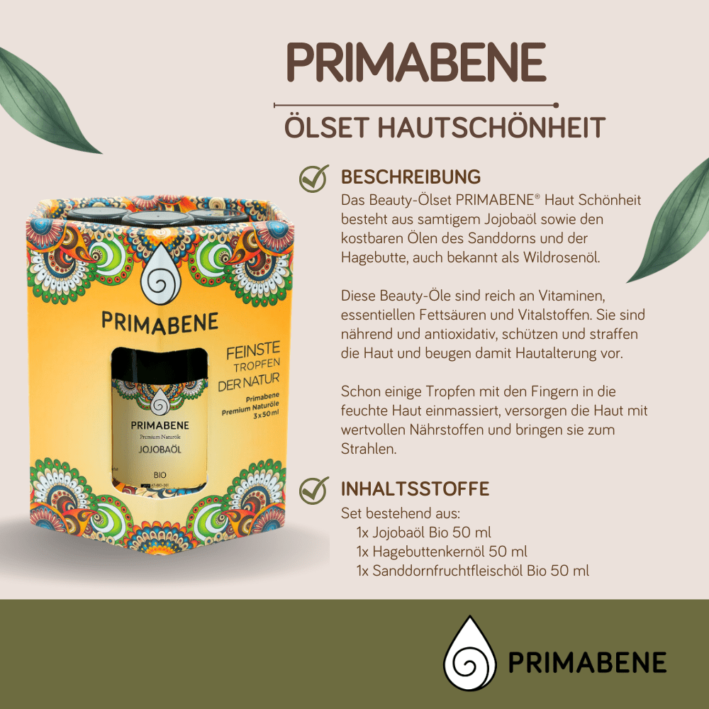 Bild von Ölset - Haut Schönheit, in der Primabene Geschenksbox